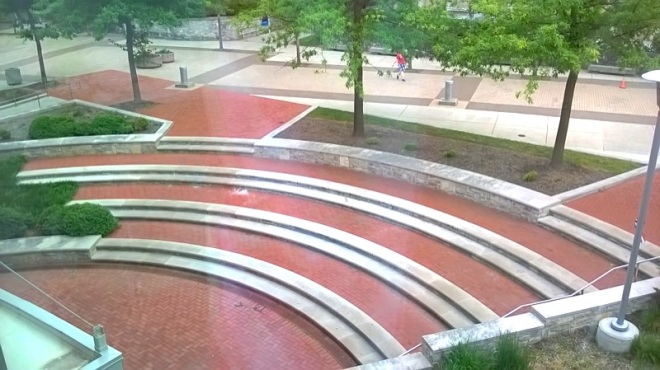 CSCC Library Amphitheater Sometimes Serves as an Outdoor Classroom